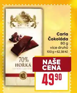 Billa Carla Čokoláda nabídka