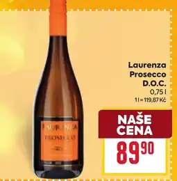 Billa Laurenza Prosecco D.O.C. nabídka