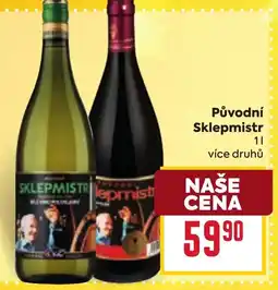 Billa Původní Sklepmistr nabídka