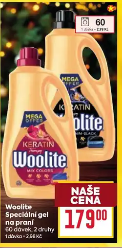 Billa Woolite Speciální gel na praní nabídka