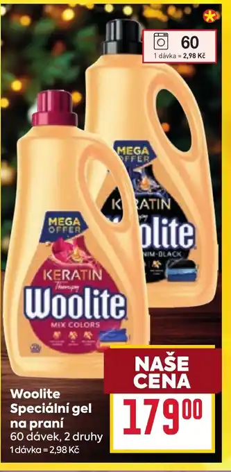 Billa Woolite Speciální gel na praní nabídka