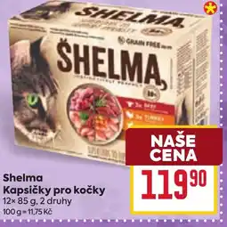 Billa SHELMA Kapsičky pro kočky nabídka