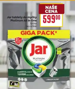 Billa Jar tablety do myčky Platinum All in One nabídka
