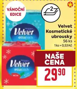 Billa Velvet Kosmetické ubrousky nabídka