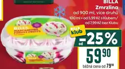 Billa BILLA Zmrzlina nabídka
