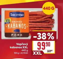 Billa Vepřový kabanos XXL nabídka