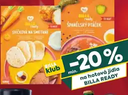 Billa Na hotová jídla BILLA Ready nabídka
