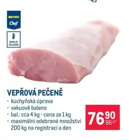 Makro Vepřová pečeně nabídka