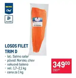 Makro Losos filet trim D nabídka