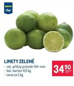Makro Limety zelené nabídka