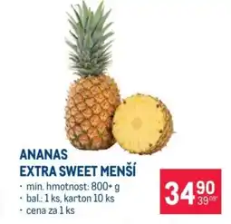 Makro Ananas extra sweet menší nabídka