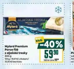 Billa Myslord premium porce filé z aljašské tresky nabídka
