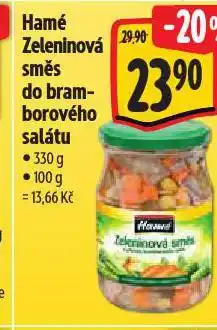 Albert Hamé zeleninová směs nabídka