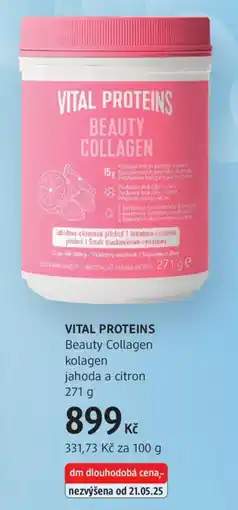 dm drogerie VITAL PROTEINS Beauty Collagen kolagen jahoda a citron nabídka