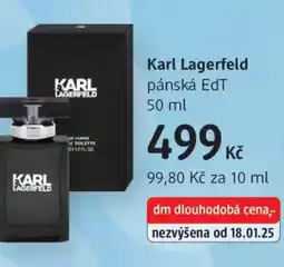 dm drogerie Karl Lagerfeld pánská EdT nabídka