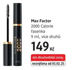 dm drogerie Max Factor 2000 Calorie řasenka nabídka