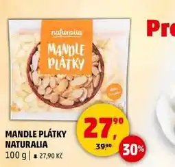 Penny Market MANDLE PLÁTKY NATURALIA, 100 g nabídka