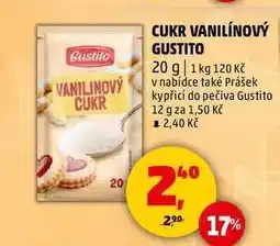Penny Market CUKR VANILÍNOVÝ GUSTITO, 20 g nabídka