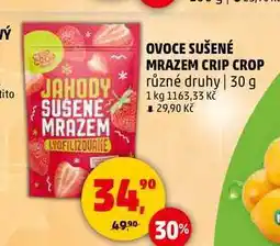Penny Market OVOCE SUŠENÉ MRAZEM CRIP CROP, 30 g nabídka