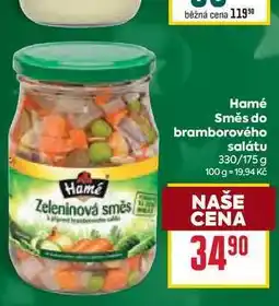 Billa Hamé Směs do bramborového salátu 330/175 g nabídka