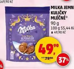 Penny Market MILKA JEMNÉ KULIČKY MLÉČNÉ, 90 g nabídka