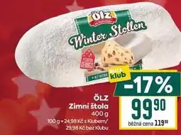 Billa ÖLZ Zimní štola 400 g nabídka