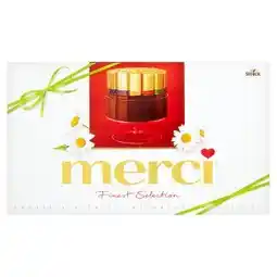 Penny Market Merci 8 druhů vybraných čokoládových specialit 400g nabídka