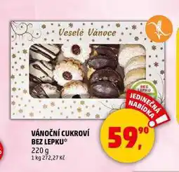 Penny Market VÁNOČNÍ CUKROVÍ BEZ LEPKU, 220 g nabídka