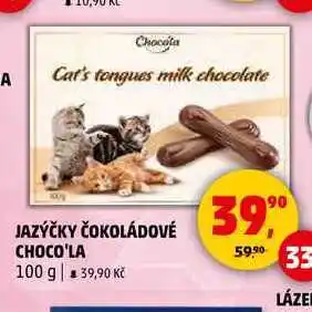 Penny Market JAZÝČKY ČOKOLÁDOVÉ CHOCO'LA, 100 g nabídka