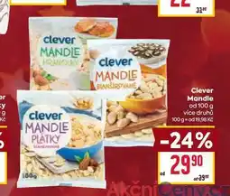 Billa Clever Mandle od 100 g nabídka