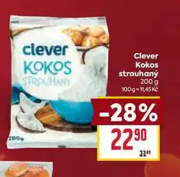 Billa Clever Kokos strouhaný 200 g nabídka