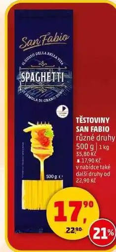 Penny Market TĚSTOVINY SAN FABIO, 500 g nabídka