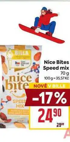 Billa Nice Bites Speed mix 70 g nabídka