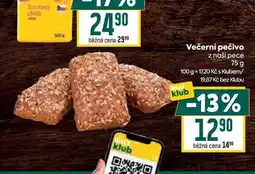 Billa Večerní pečivo z naší pece 75 g nabídka