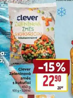 Billa Clever Zeleninová směs s kukuřicí 450 g nabídka