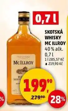 Penny Market SKOTSKÁ WHISKY MC ILLROY, 0,7 l nabídka