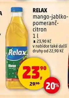 Penny Market RELAX mango-jablko-pomeranč-citron, 1 l nabídka