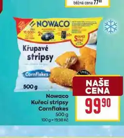 Billa Nowaco Kuřecí stripsy Cornflakes 500 g nabídka