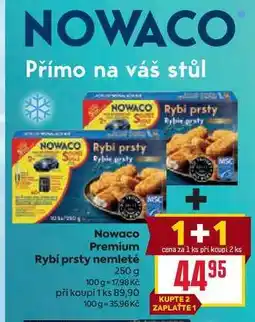 Billa Nowaco Premium Rybí prsty nemleté 250 g nabídka