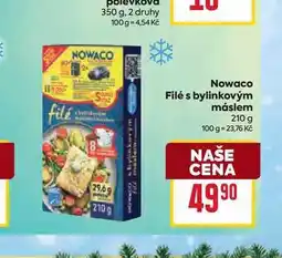Billa Nowaco Filé s bylinkovým máslem 210 g nabídka
