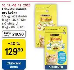 Tesco Friskies Granule pro kočky, 1.5 kg nabídka