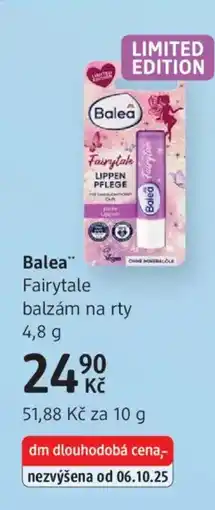 dm drogerie Balea Fairytale balzám na rty nabídka
