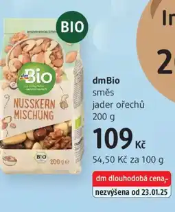 dm drogerie DmBio směs jader ořechů nabídka