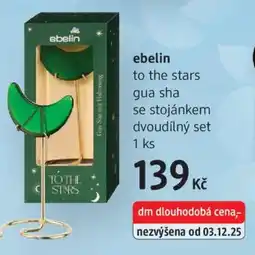 dm drogerie Ebelin to the stars gua sha se stojánkem dvoudílný set nabídka