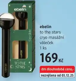 dm drogerie Ebelin to the stars cryo masážní váleček nabídka