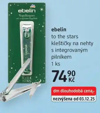 Ebelin to the stars kleštičky na nehty s integrovaným pilníkem