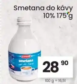 Kubík potraviny Smetana do kávy 10% nabídka