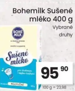 Kubík potraviny Bohemilk Sušené mléko nabídka