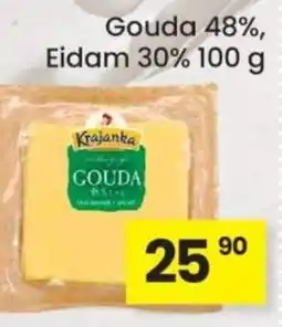 Kubík potraviny Gouda 48%, Eidam 30% nabídka