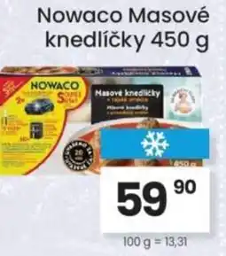 Kubík potraviny Nowaco Masové knedlíčky nabídka